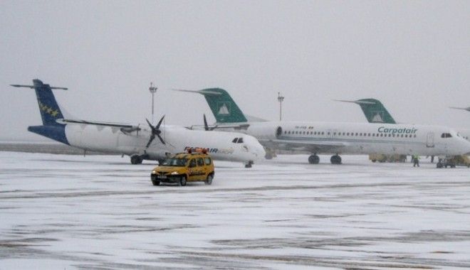 Aeroporturile din Capitala sunt deschise. Traficul aerian se desfasoara normal
