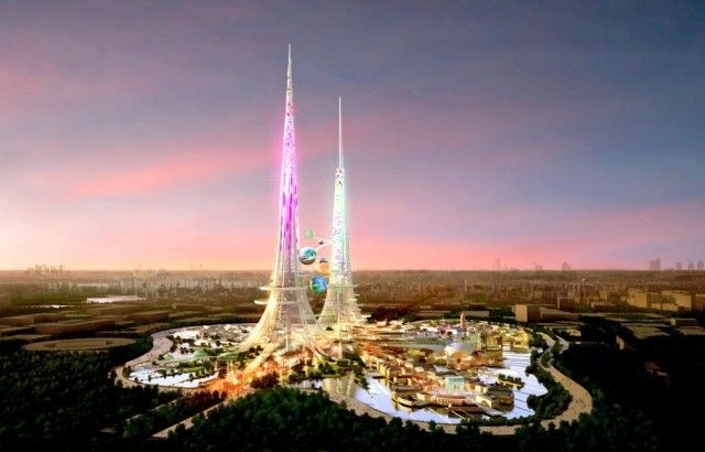 China construieste cel mai inalt turn din lume