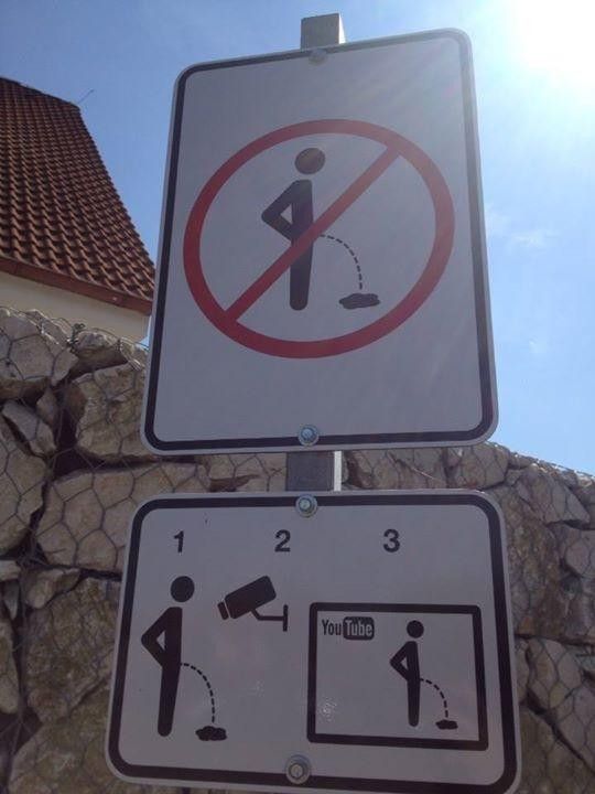Acest panou va va descuraja sa faceti asta!