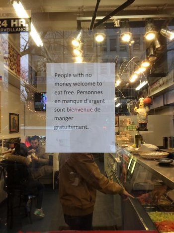 Restaurantul in care cei fara bani mananca gratuit