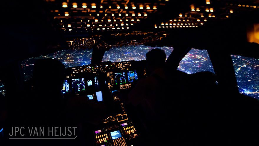 Ce vede un pilot de avion in timpul zborului