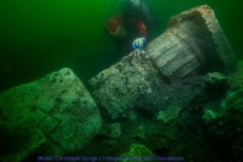 Descoperire impresionanta! Scafandrii au gasit ramasiţele unui templu antic si alte comori din celebrul Heracleion