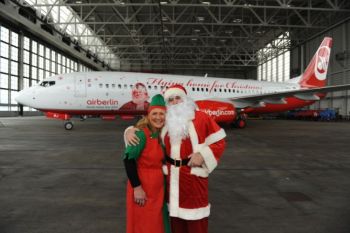 Unul dintre avioanele lui Mos Craciun apartine Air Berlin (FOTO, VIDEO) - foto 1